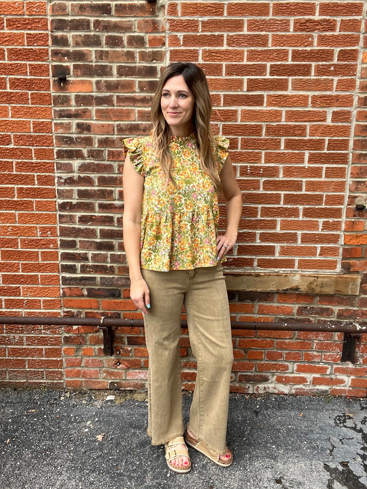 The Feena Ruffled Blouse