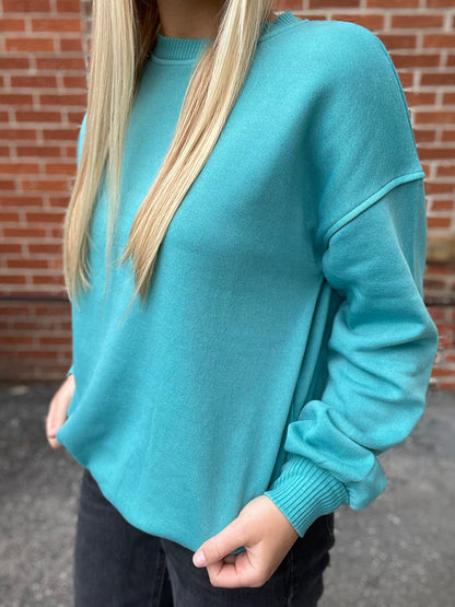 The Winslet Mineral Wash Pullover