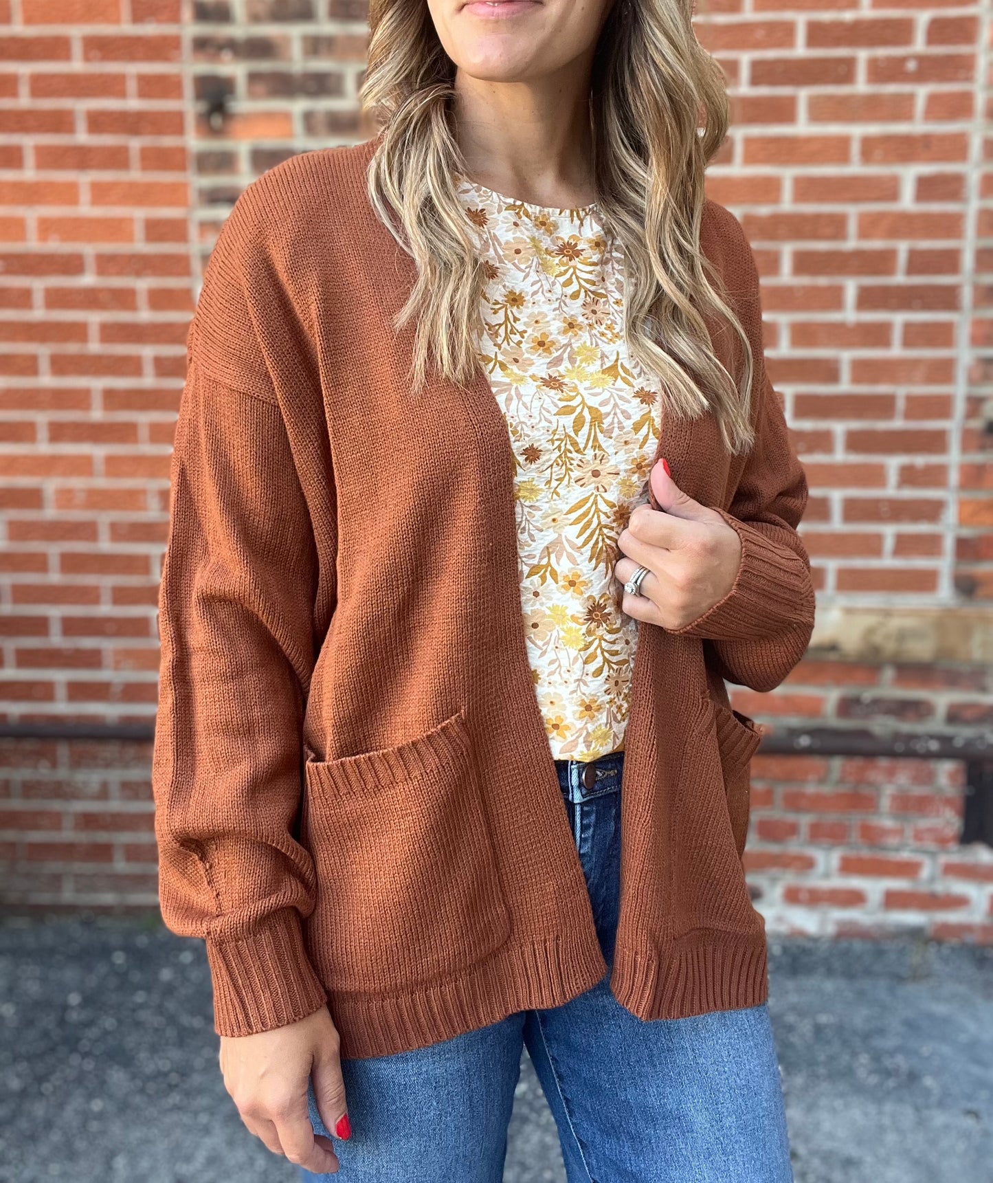 The Carey Chocolate Cardigan