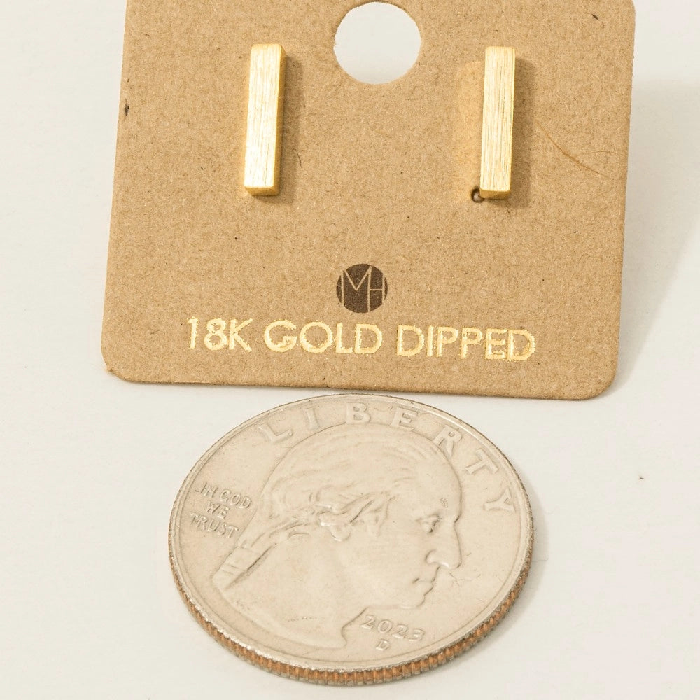 Gold Dainty Mini Stud Earrings
