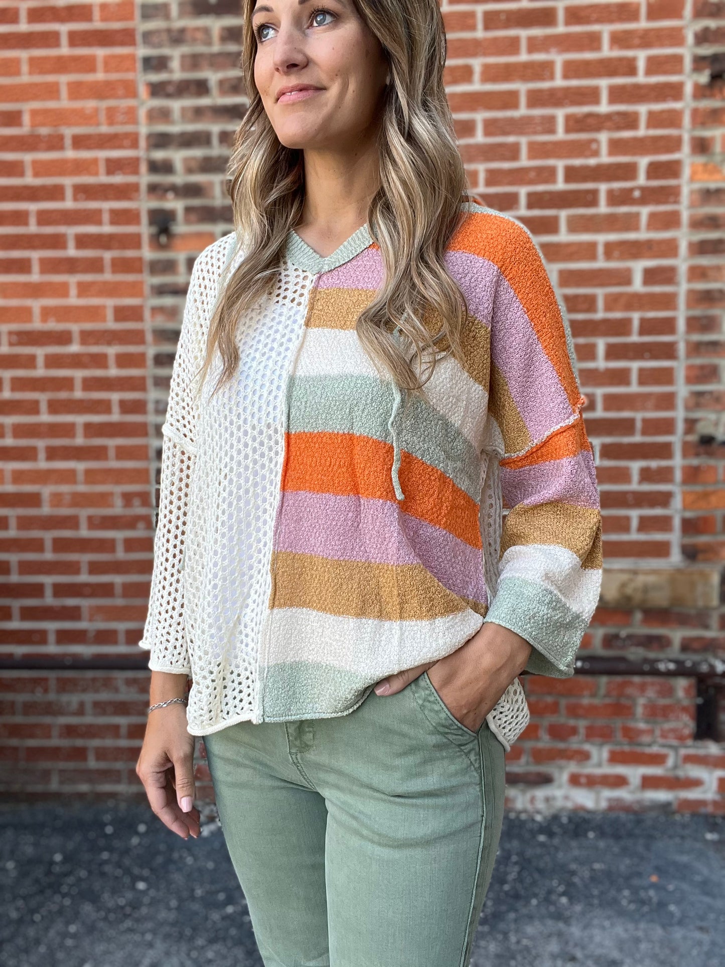 The Koben Colorblock Top