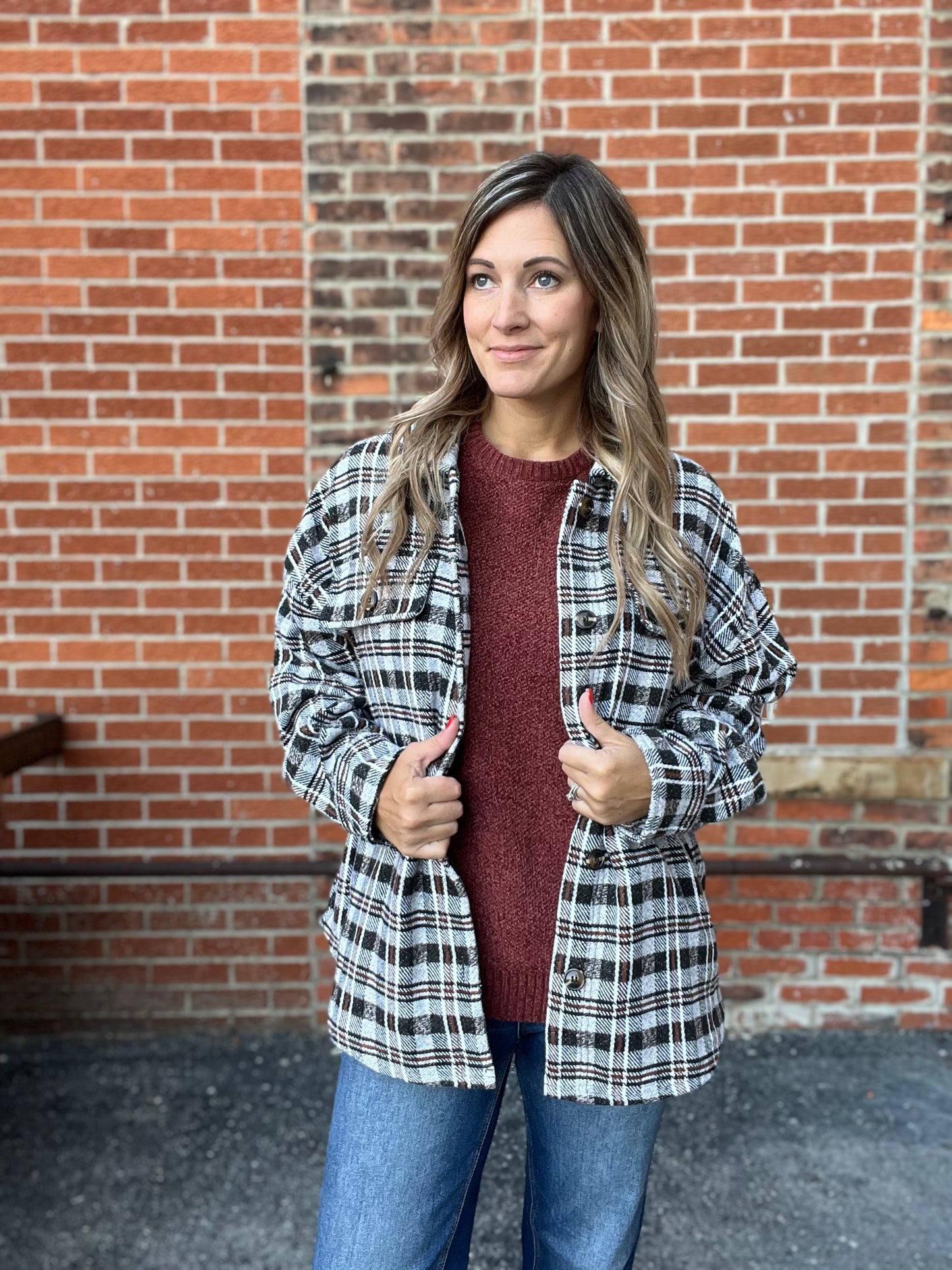 The Roman Rustic Plaid Shacket