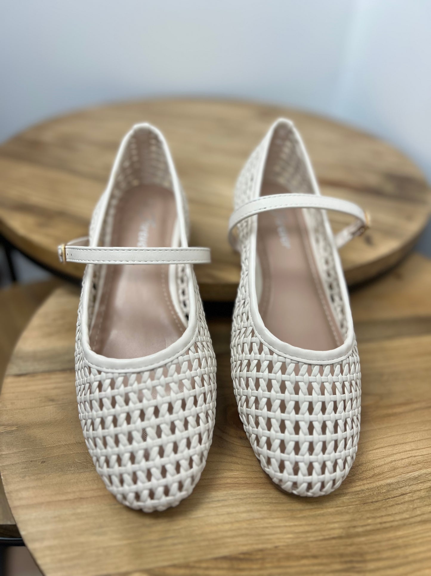 The Delha Woven Ballet Flat