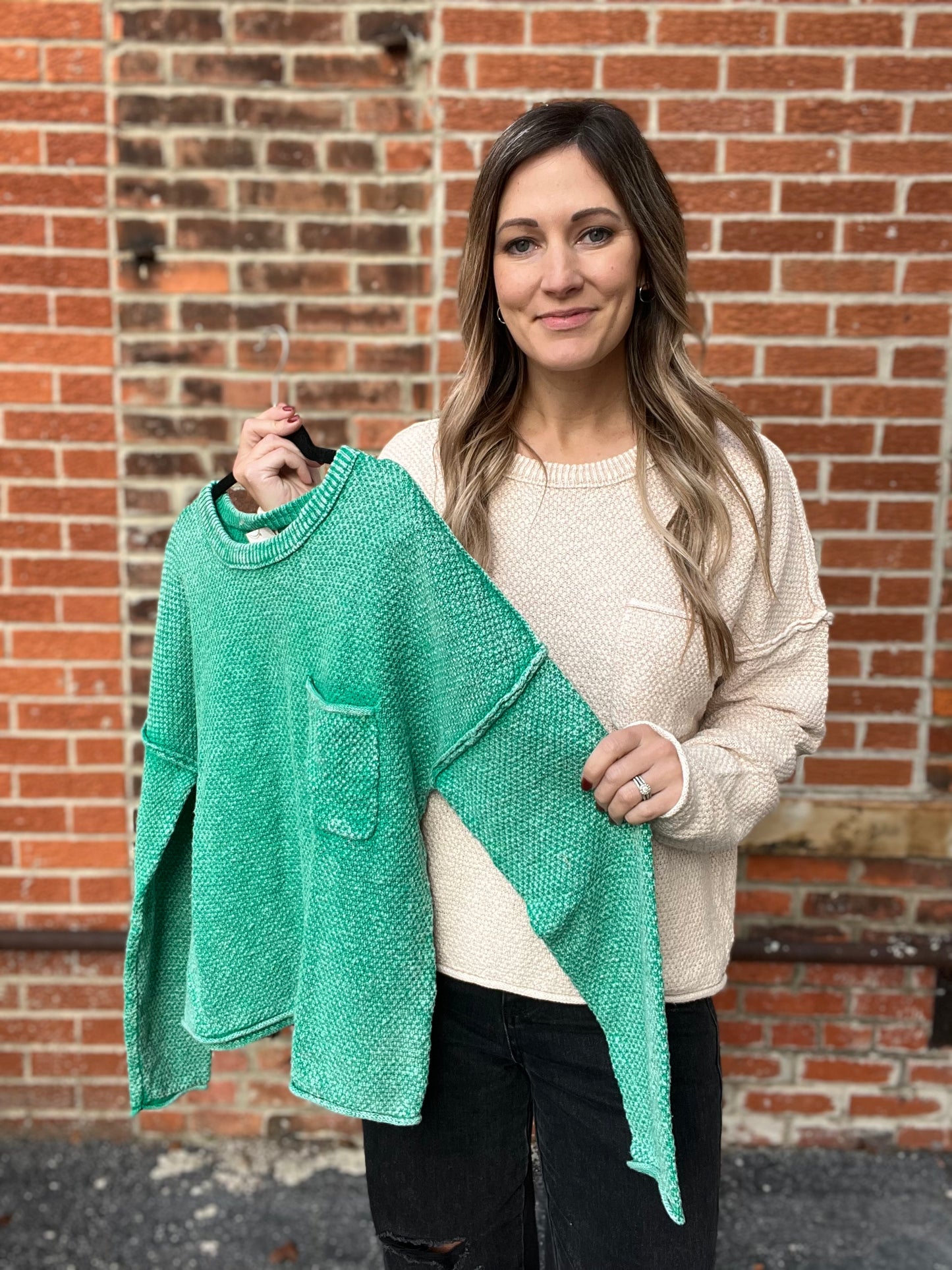 The Kenleigh Drop Shoulder Holiday Sweater BONUS BUY