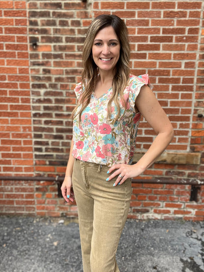 The Leslie Dreamy Floral Blouse