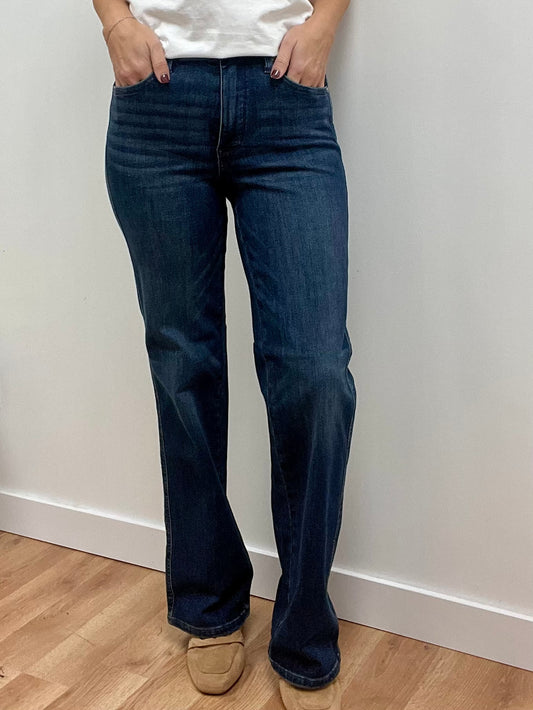 The Maralow Dark Wash Classic Straight Leg Jeans