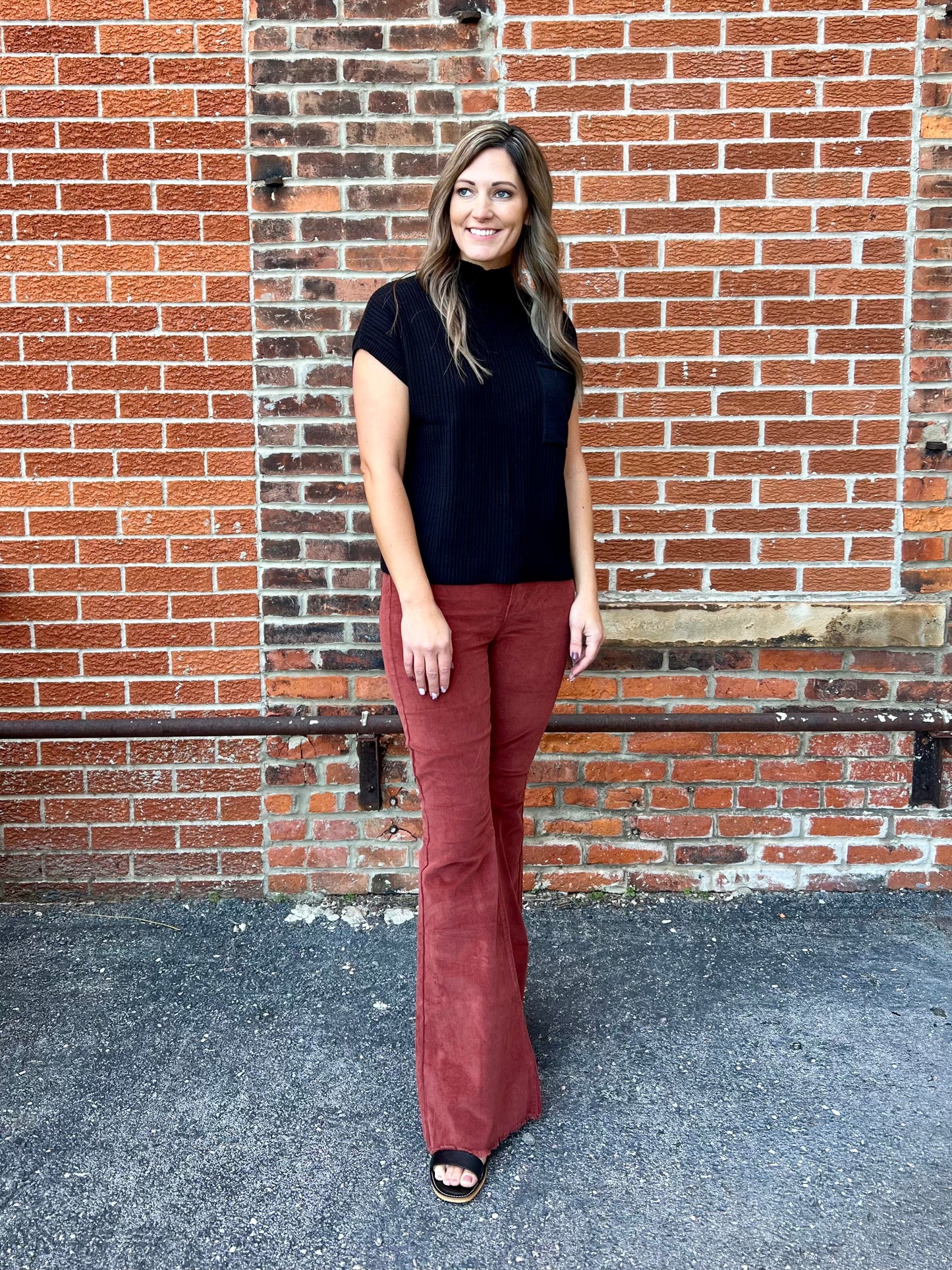 The Clover Corduroy Flare Pants