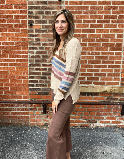 The Rivah Colorful Breezy Sweater