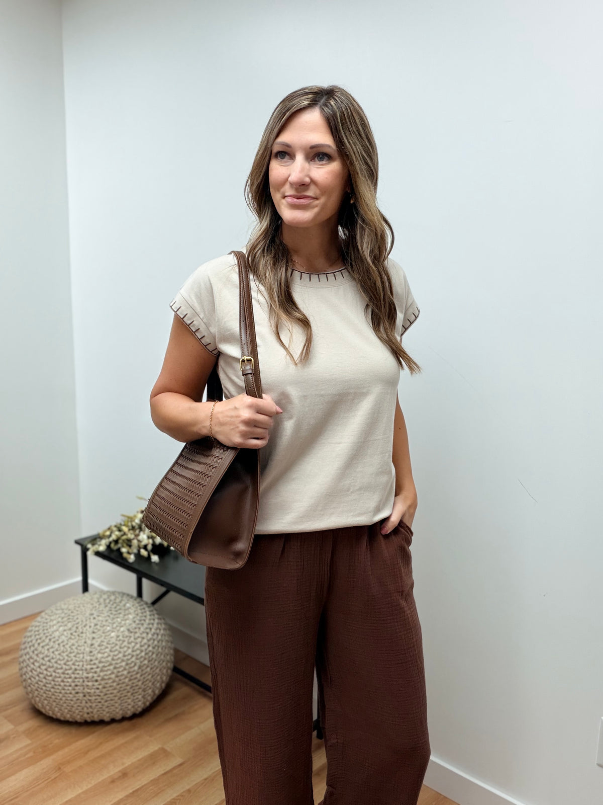 The Nerian Stitched Everyday Top