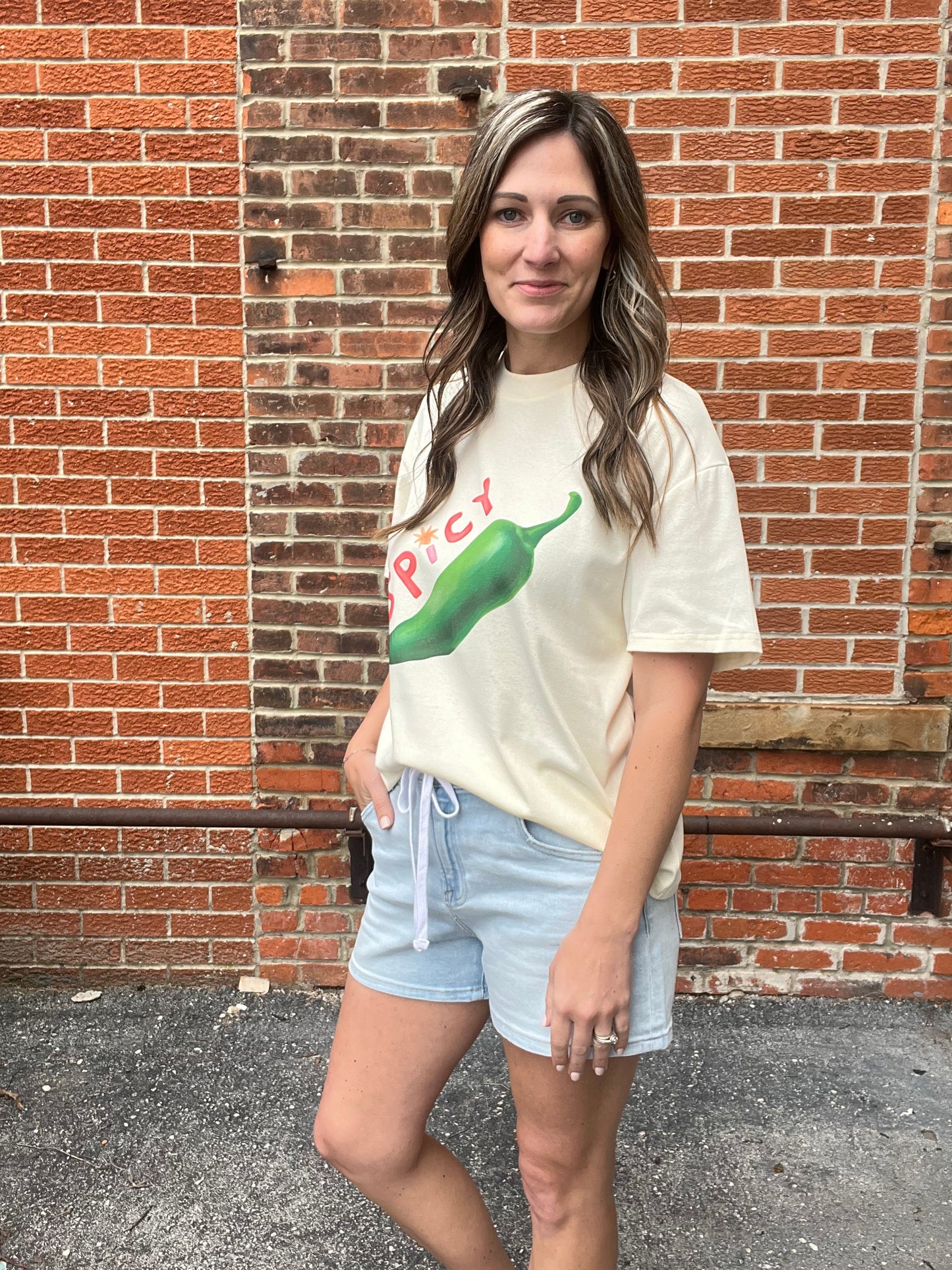 The Zaria Spicy Graphic Tee