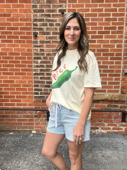 The Zaria Spicy Graphic Tee