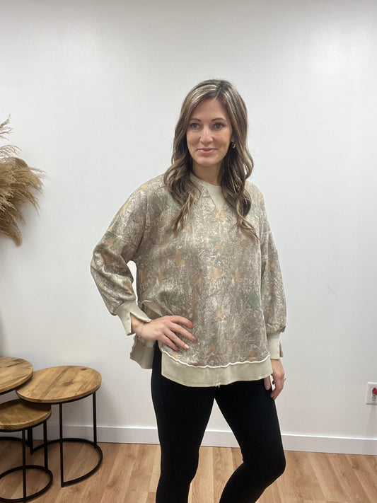 The Blakey Camo Sweatshirt