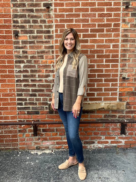 The Brixton Patchwork Plaid Shacket