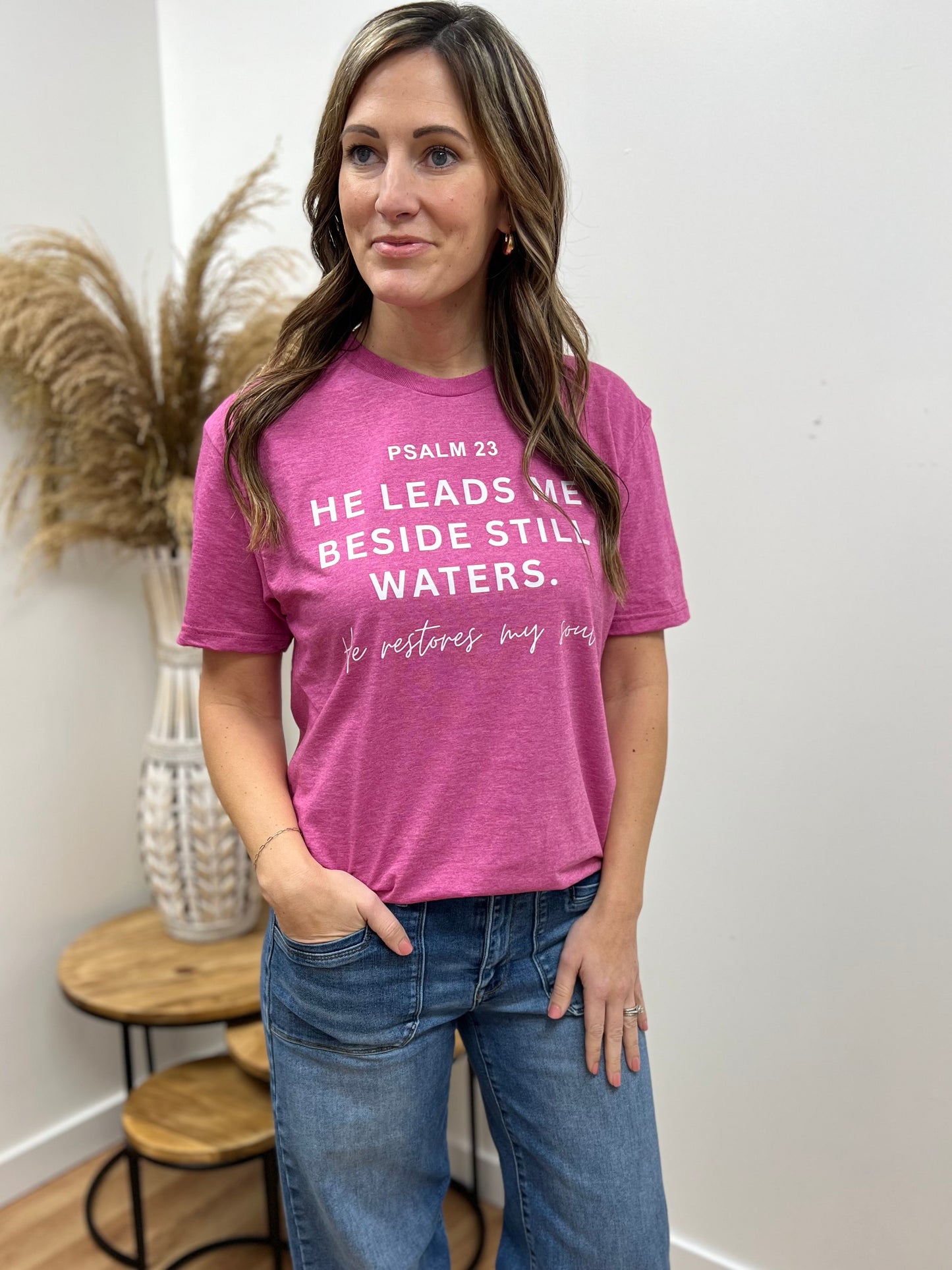 Psalm 23 “Still Waters” Soft Unisex Graphic Tee