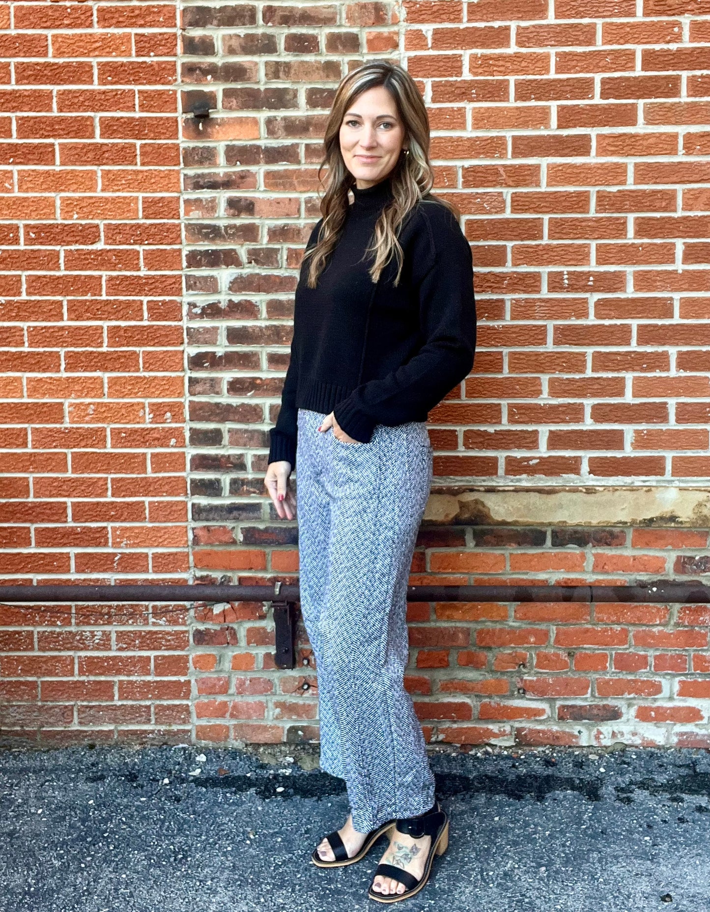 The Kellen Houndstooth Pants