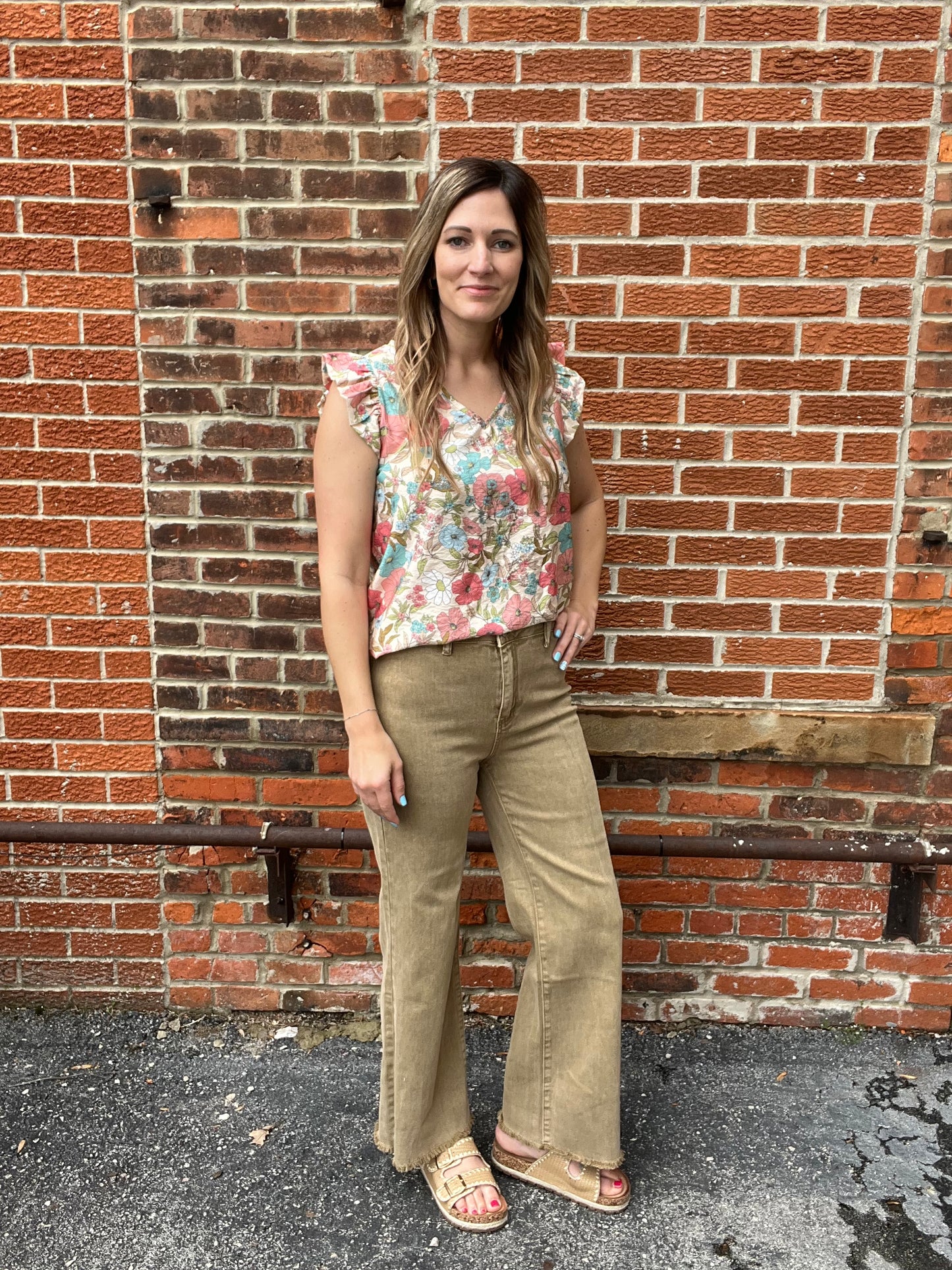 The Leslie Dreamy Floral Blouse