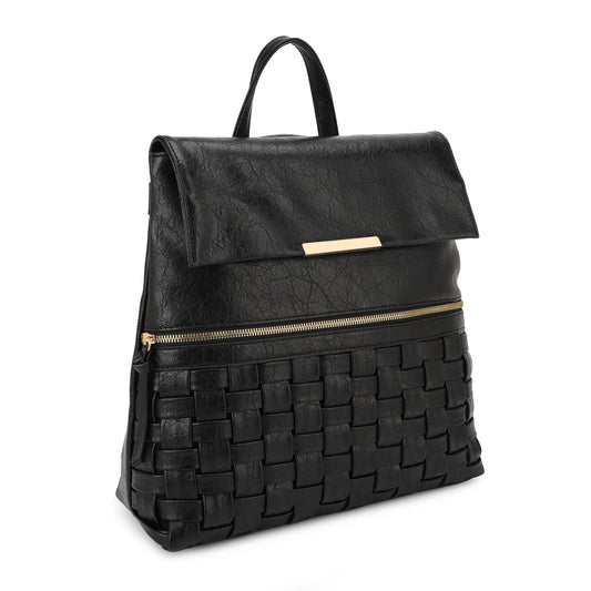 The Freya Large Woven Backpack Casual, Convertible