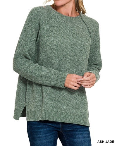 The Kollins Chenille Raglan Sweater