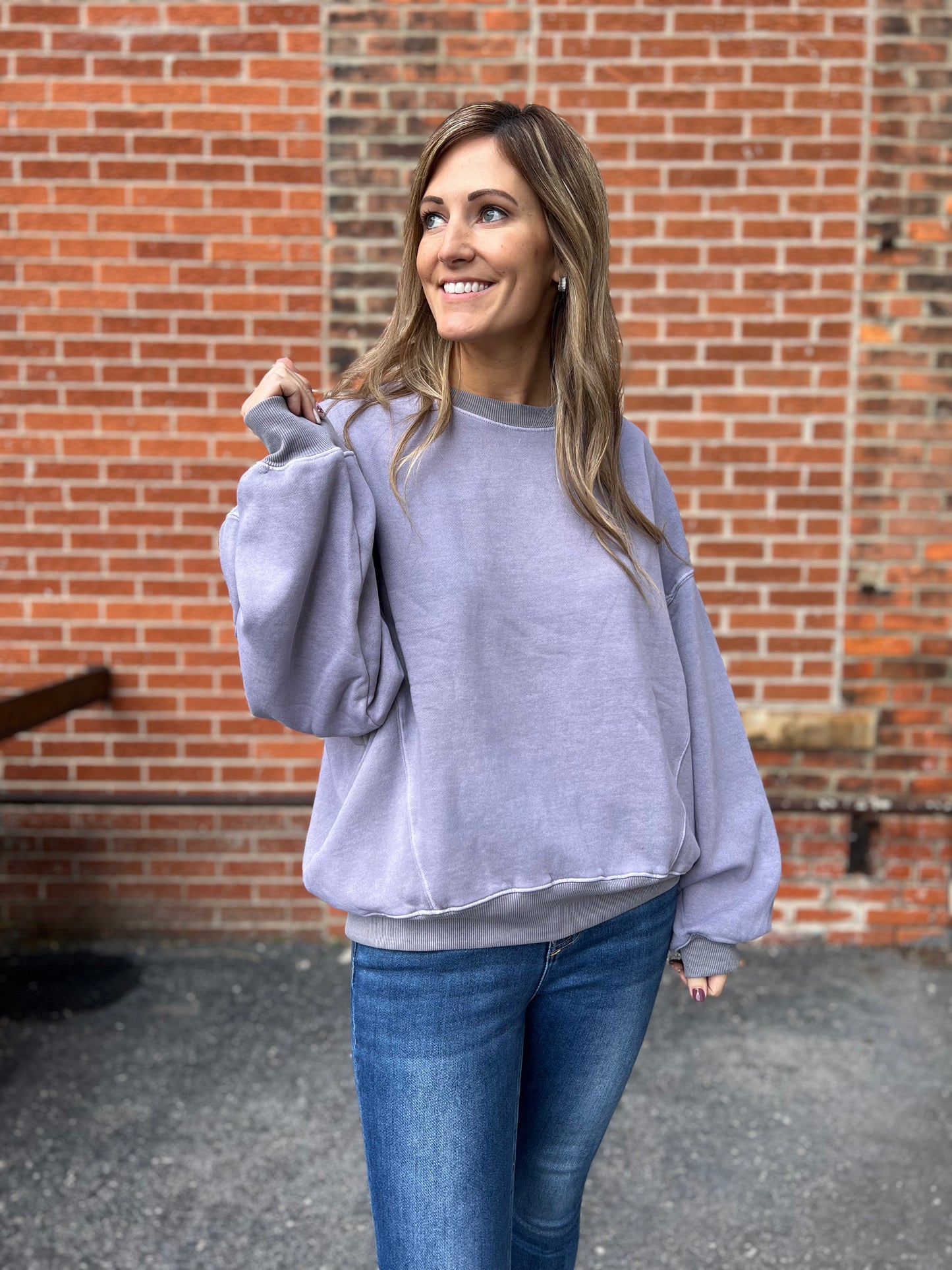 The Grey Sky Pullover Sweatshirt