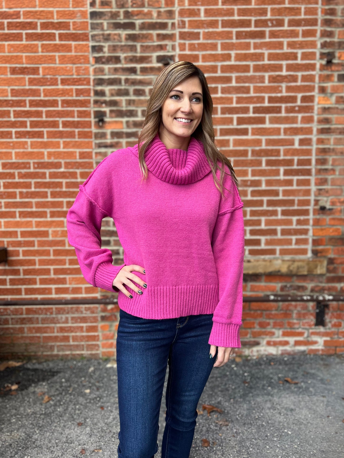 The Nataly Cowl Neck Sweater