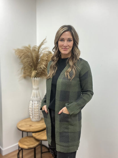 The Oaklynn Open Jacquard Sweater Cardigan