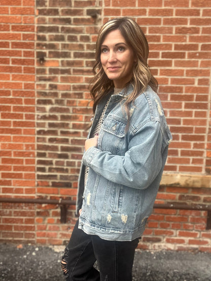 The Remington Distressed Jean Jacket