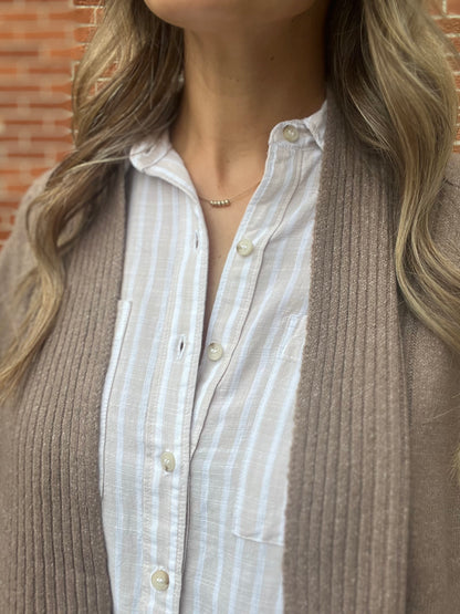 The Waylon Cappuccino Cardigan