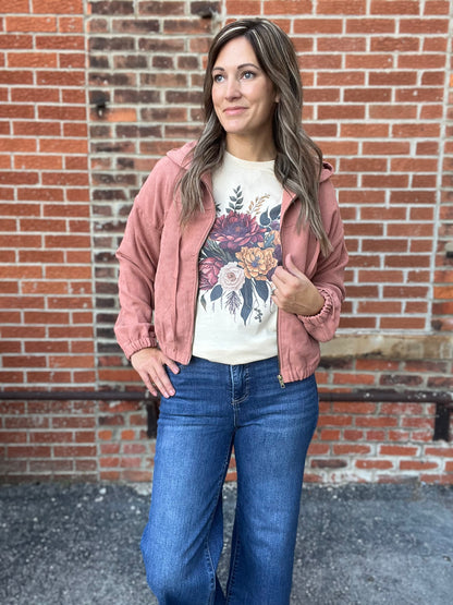 The Aster Graphic Flower Tee