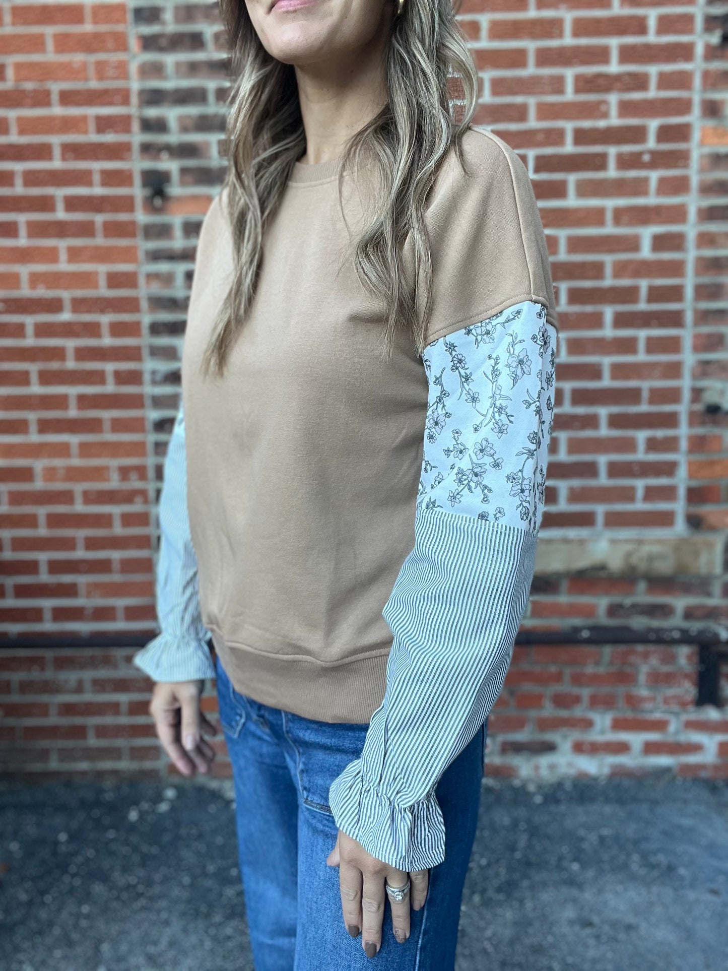 The Rumi Patchwork Pullover Top