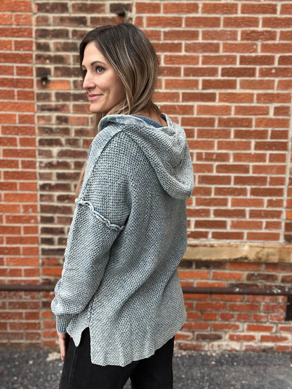 The Lenleigh Mineral Wash Hooded Sweater