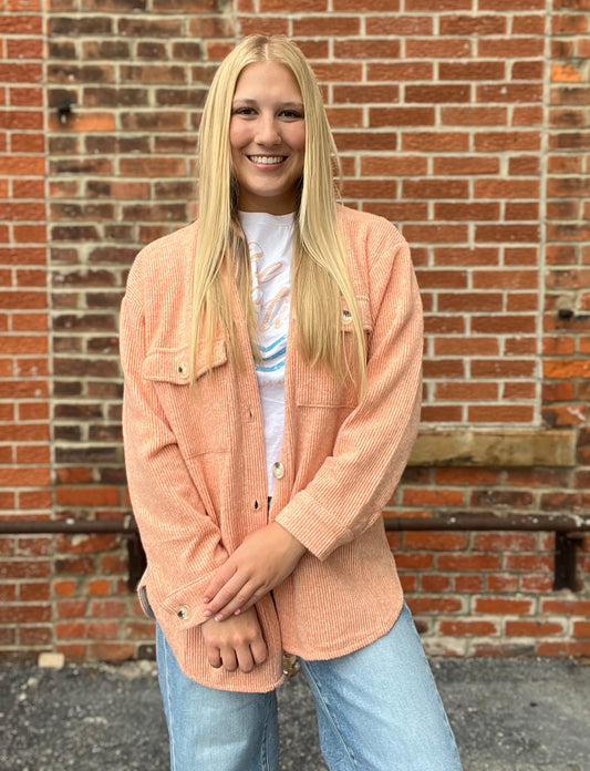 The Lennox Oversized Brushed Shacket
