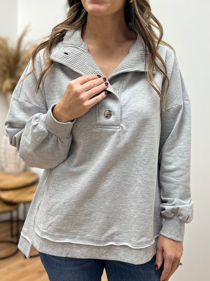 The Esti Oversized Textured Pullover