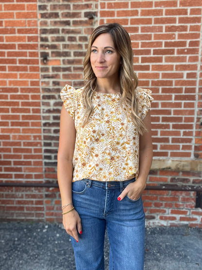 The Mealis Floral Printed Top