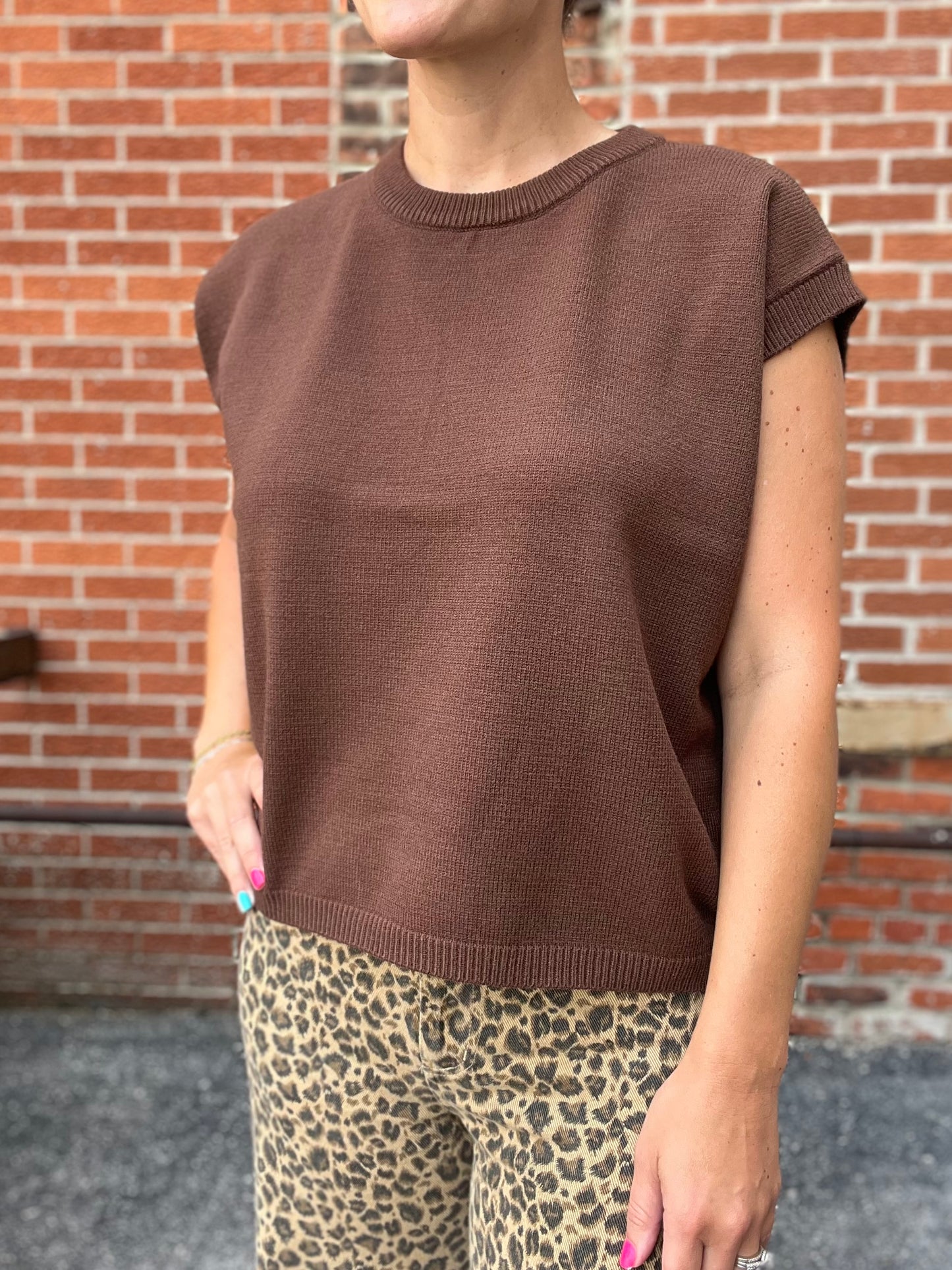 The Jayla Viscose Sweater Vest