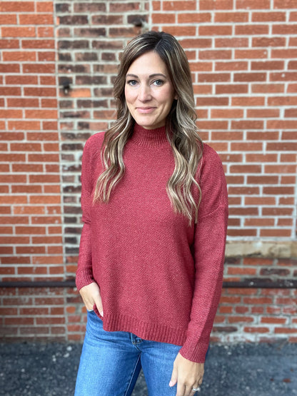 The Milli Brick Long Sleeve Sweater