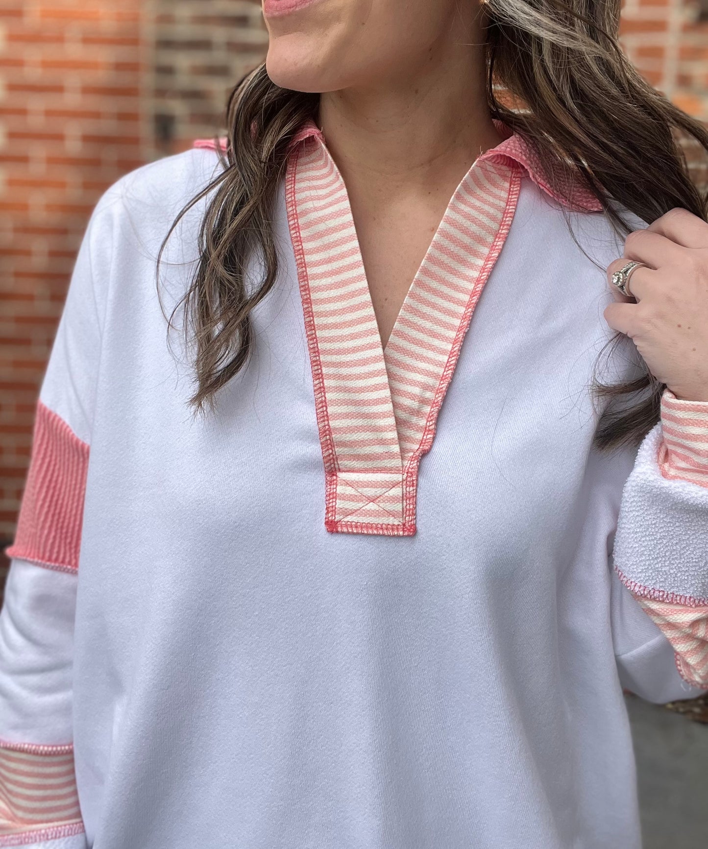 The Secor Colorblock Stripe Long Sleeve Top