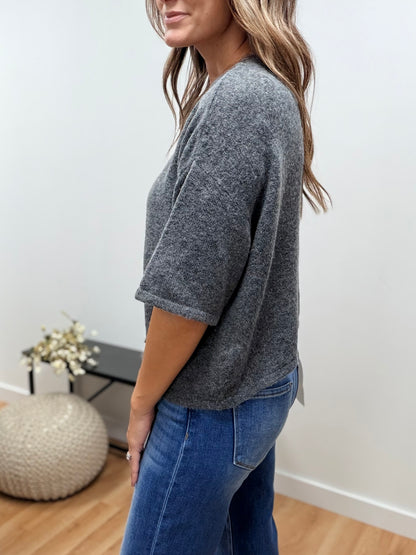 The Madden Quarter Length Wool Blend Cardigan