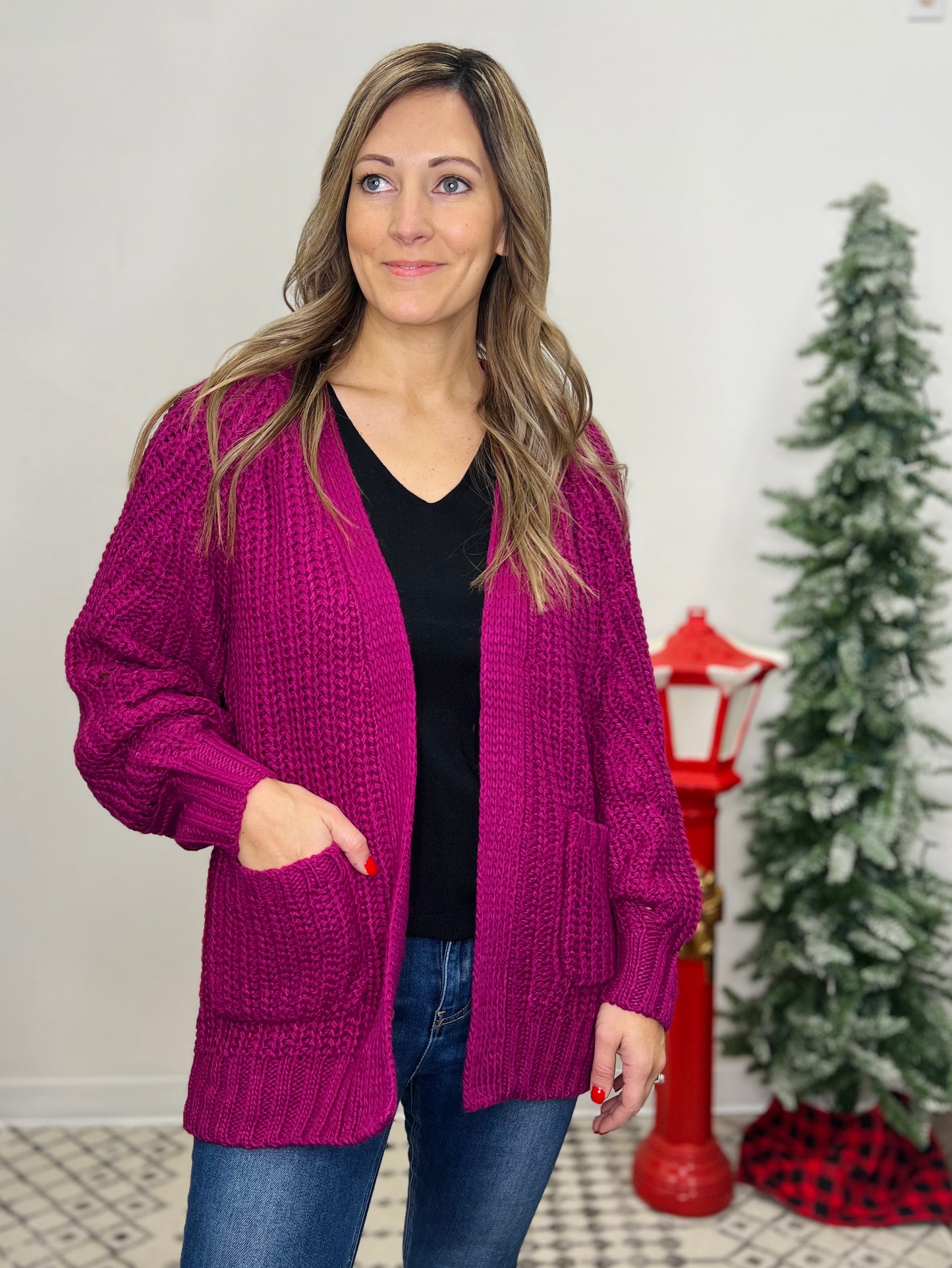 The Journey Open Front Cardigan