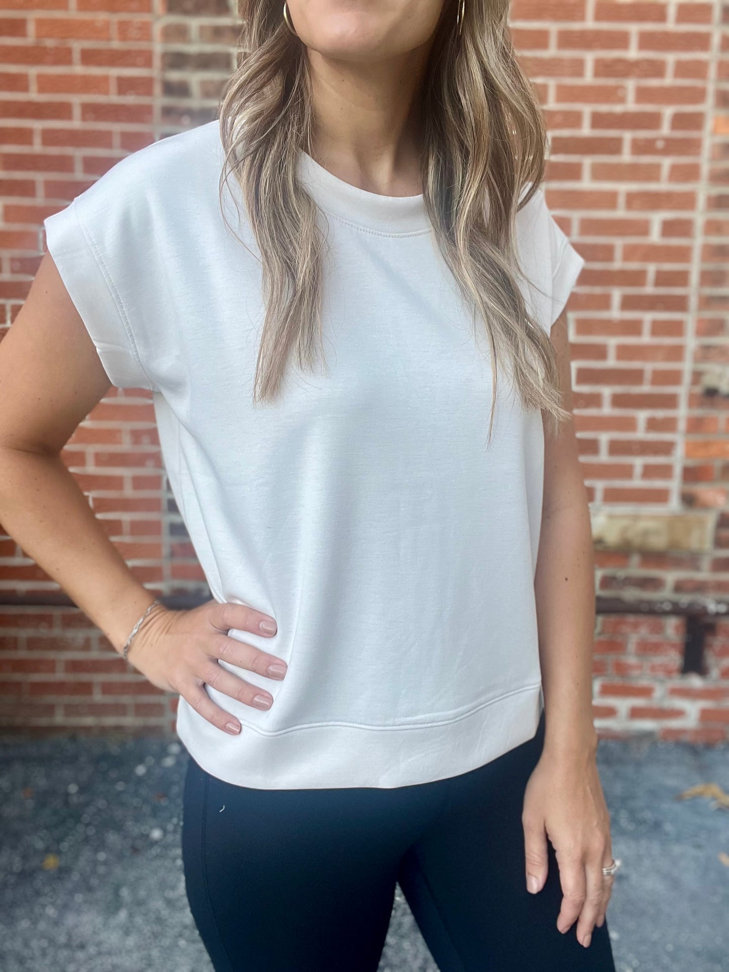The Kellen Boxy Fit Drop Shoulder Top