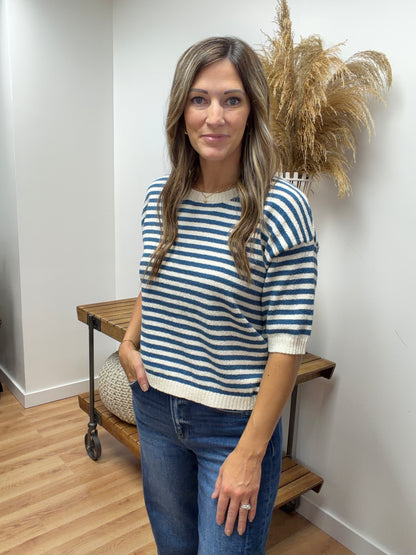 The Madilyn Short Sleeve Lightweight Sweater