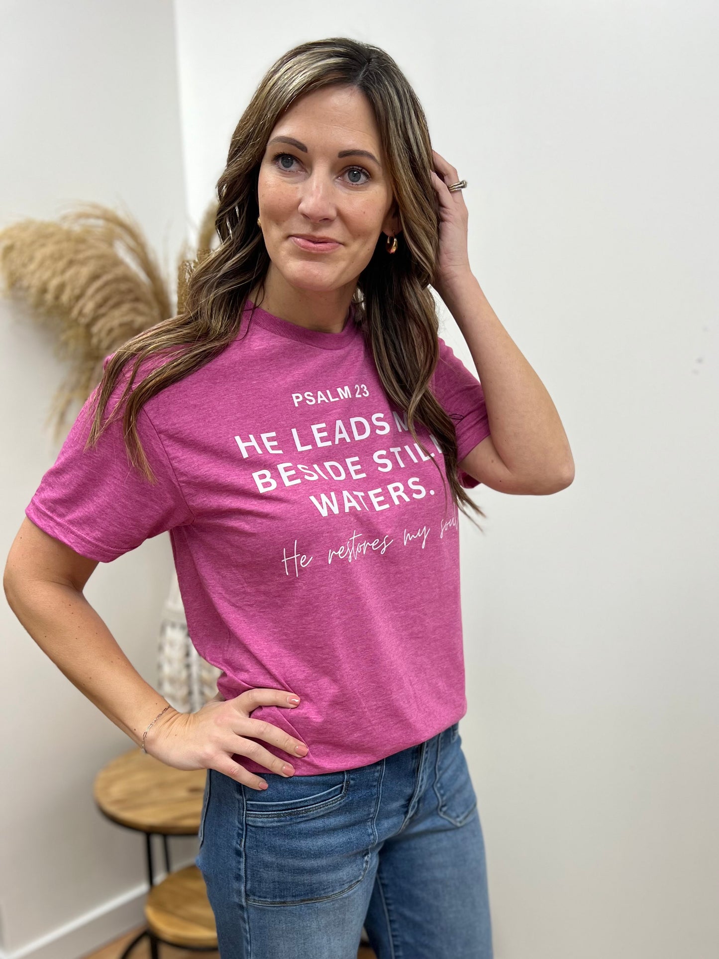 Psalm 23 “Still Waters” Soft Unisex Graphic Tee