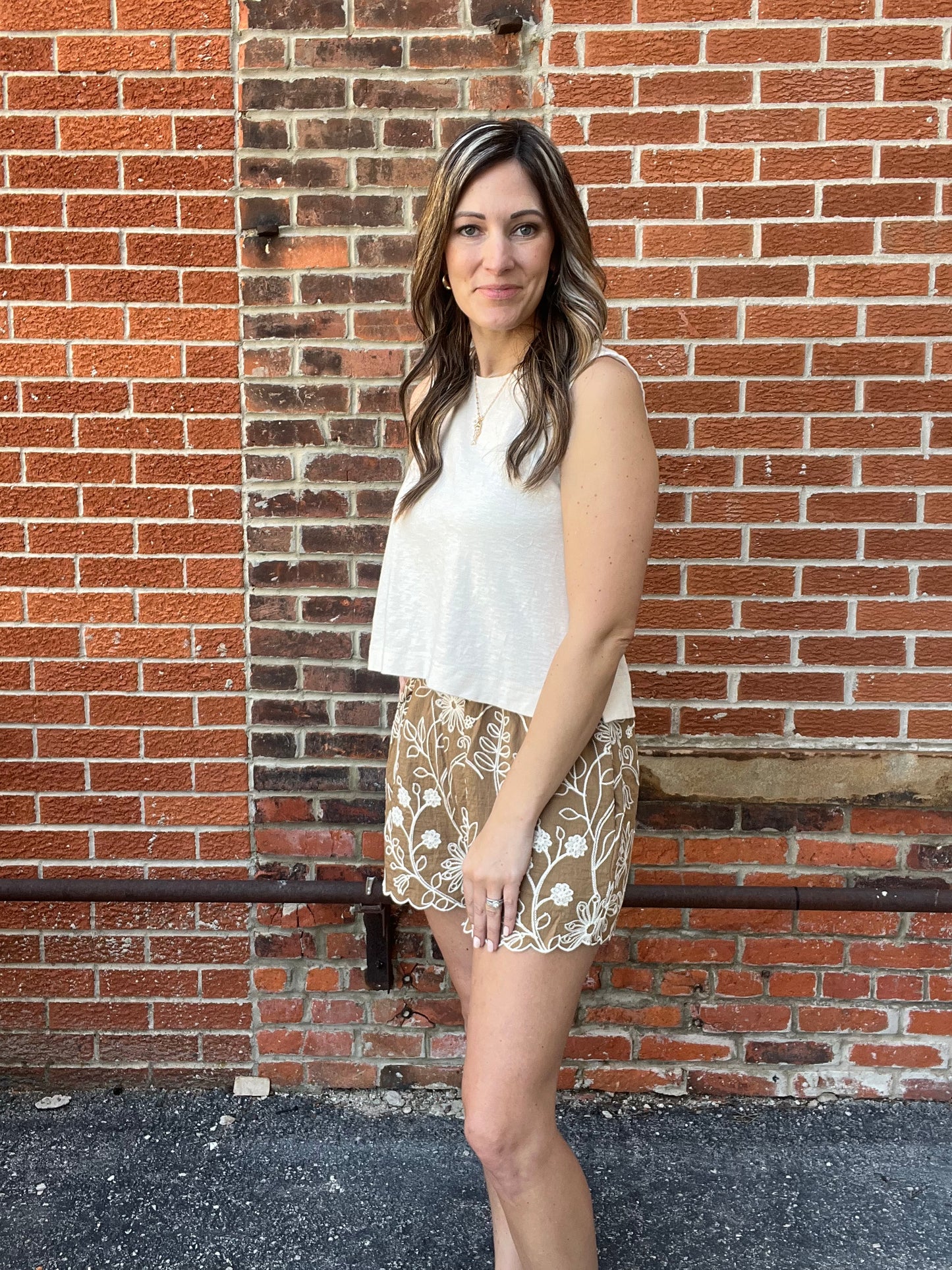 The Aurelia Pull On Floral Shorts