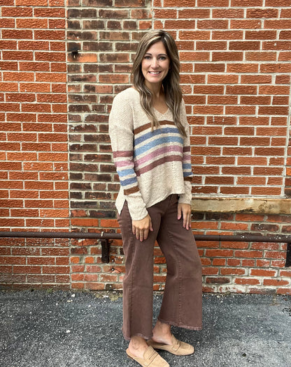 The Rivah Colorful Breezy Sweater