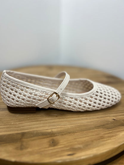 The Delha Woven Ballet Flat