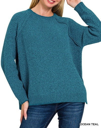 The Kollins Chenille Raglan Sweater