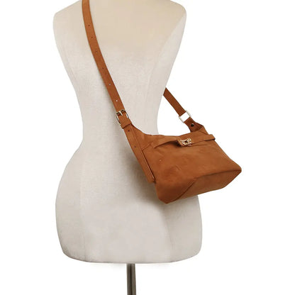 Buckle Closure Shoulder Bag