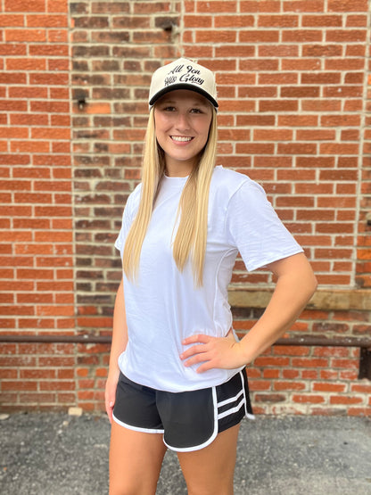 The Newton Essential Short Sleeve White Top