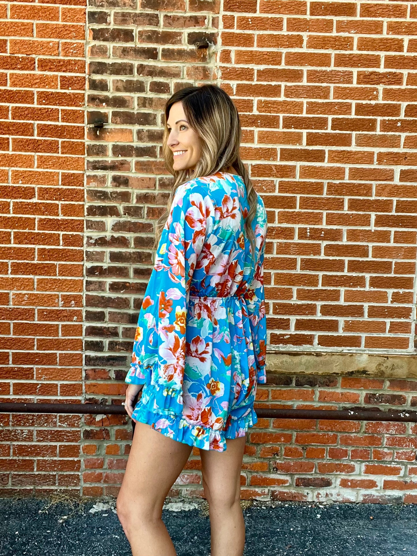 The Tropical Cutout Romper