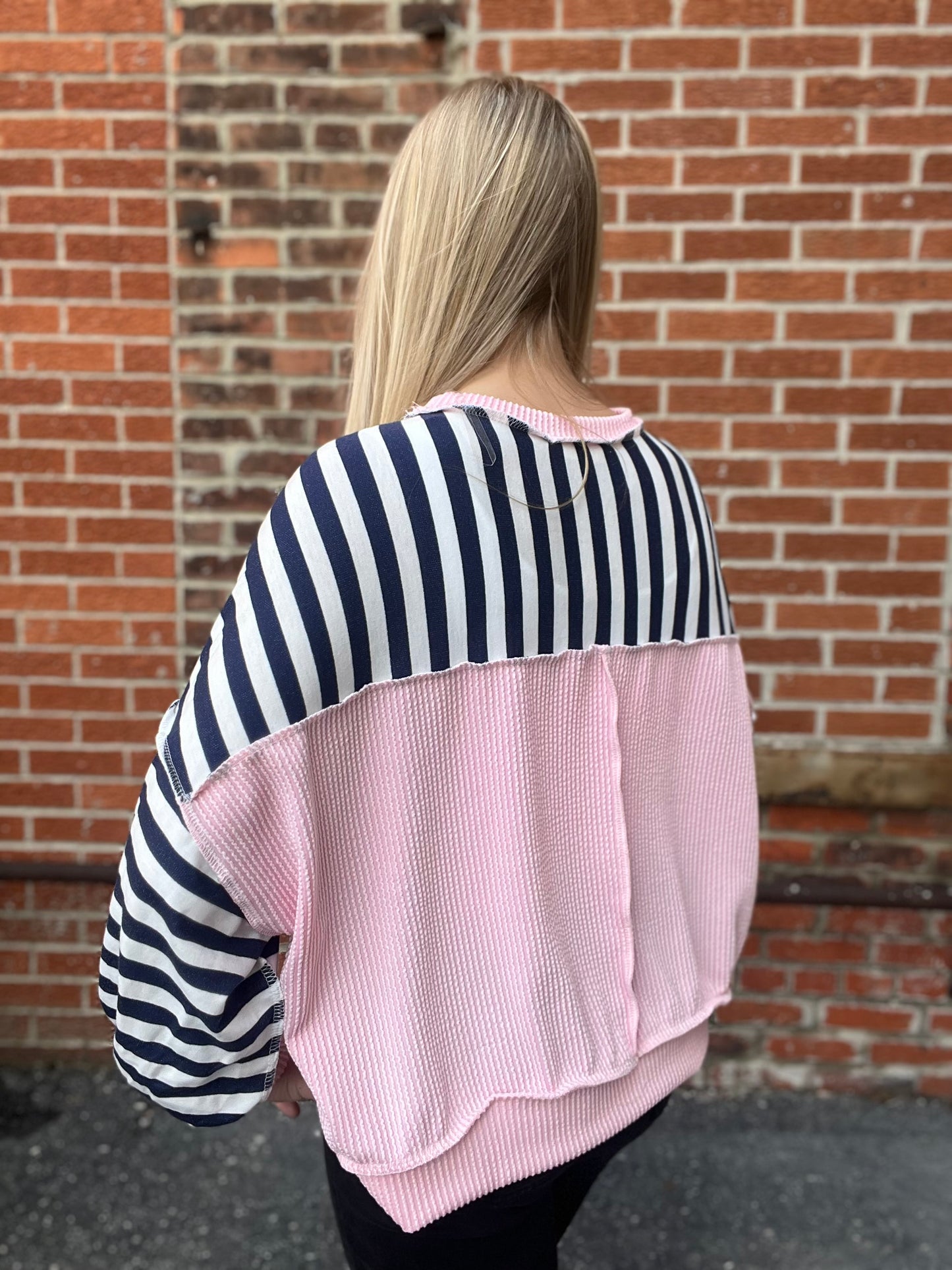 The Selena Oversized Drop Shoulder Crewneck