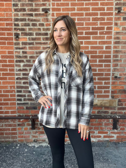 The Tesslin Oversized Cut Flannel